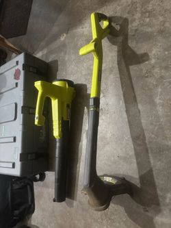 Ryobi blower & weed eater