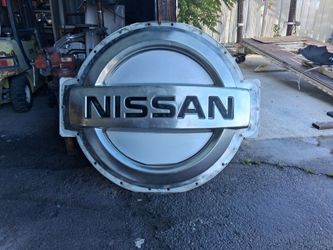 Nissan dealership sign