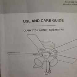 CLARKSON 45" CEILING FAN