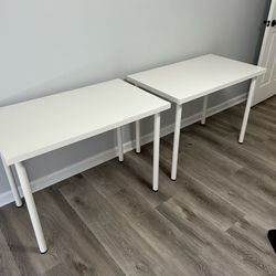 White IKEA Desk