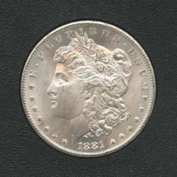 1881-CC Morgan Dollar Carson City Mint Uncirculated
