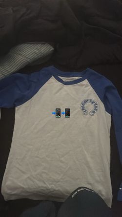 Blue Chrome heart longsleeve