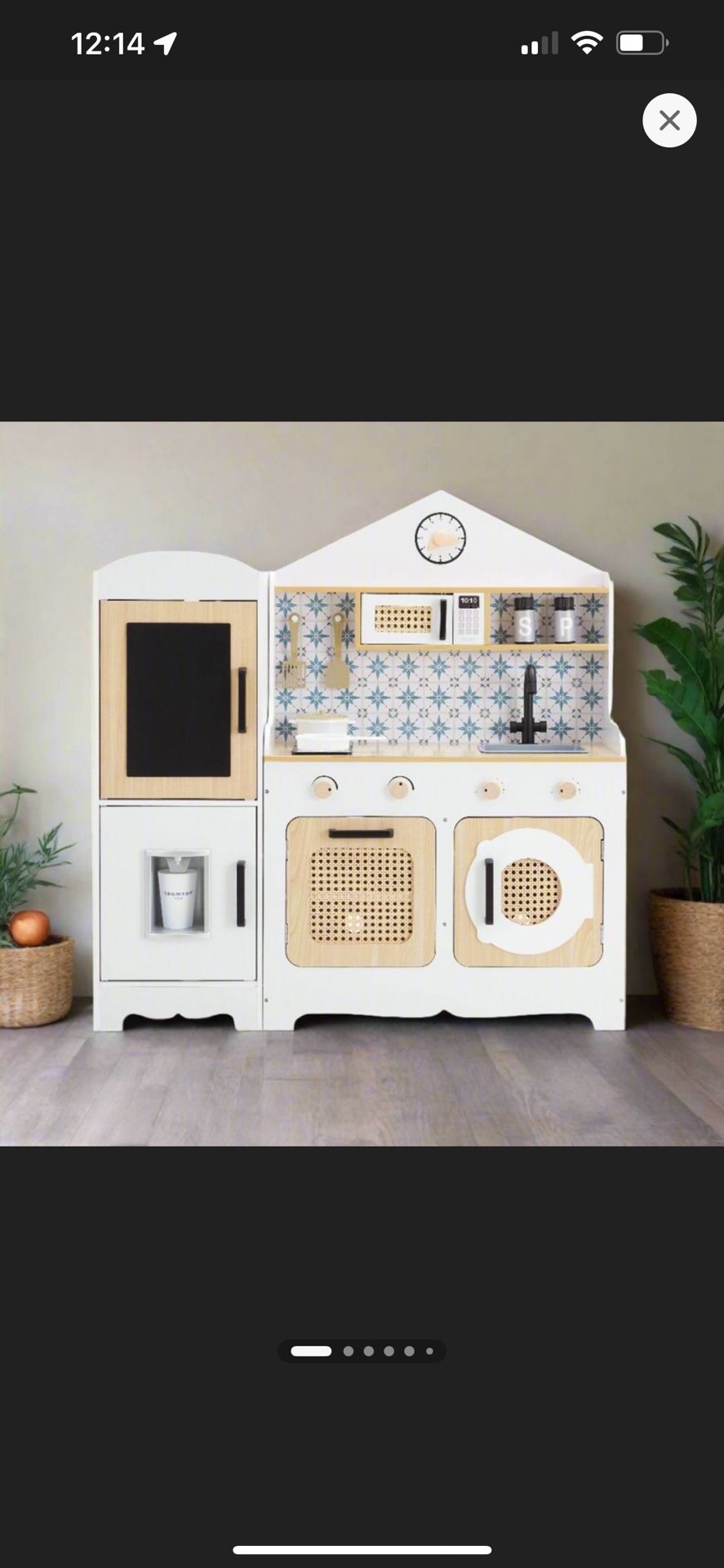 Teamson Kids Little Chef Morocco Play Kitchen and Accessory Set - 11pc