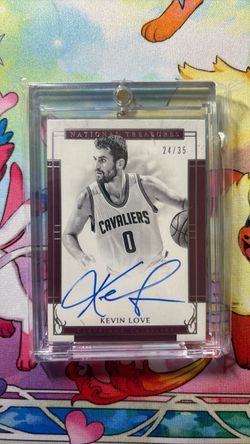 Kevin Love National Treasures Auto Card 24/35
