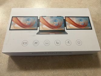 Portable triple monitor Hotyeah NEW