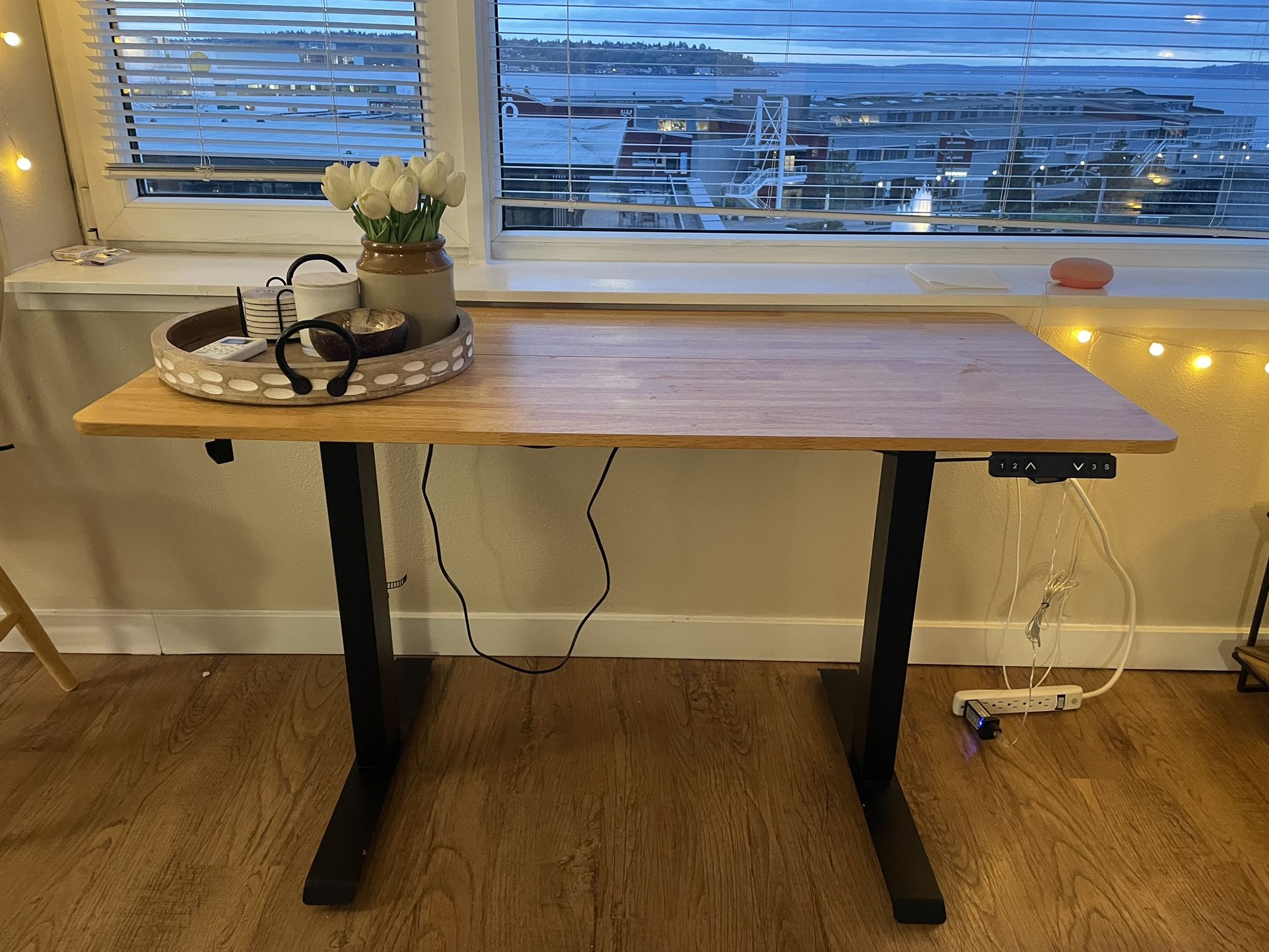 2 Standing desks - Oak (SOLD) and Mahogany (Available)