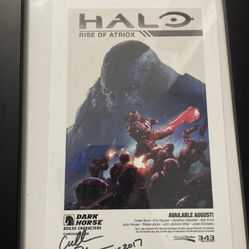 Signed Halo Poster