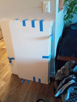 Twin size bed frame white