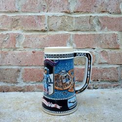 Vintage Miller Brewing Co. Great American Achievements 1st Man On The Moon Stein 