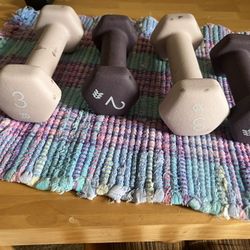 3 Lbs And 2 Lbs Dumbbells 