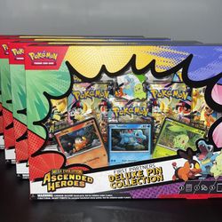 Pokemon Ascended Heroes First Partner Pin Set