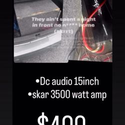 Subwoofer & Amp 