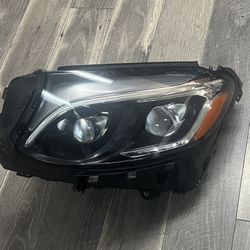 2016 -2019 X253 GLC633-AMG LEFT DRIVER SIDE HEADLIGHT ADAPTIVE DOBLE PROJECTOR  TYPE ORIGINAL FACTORY OEM MERCEDES BENZ 