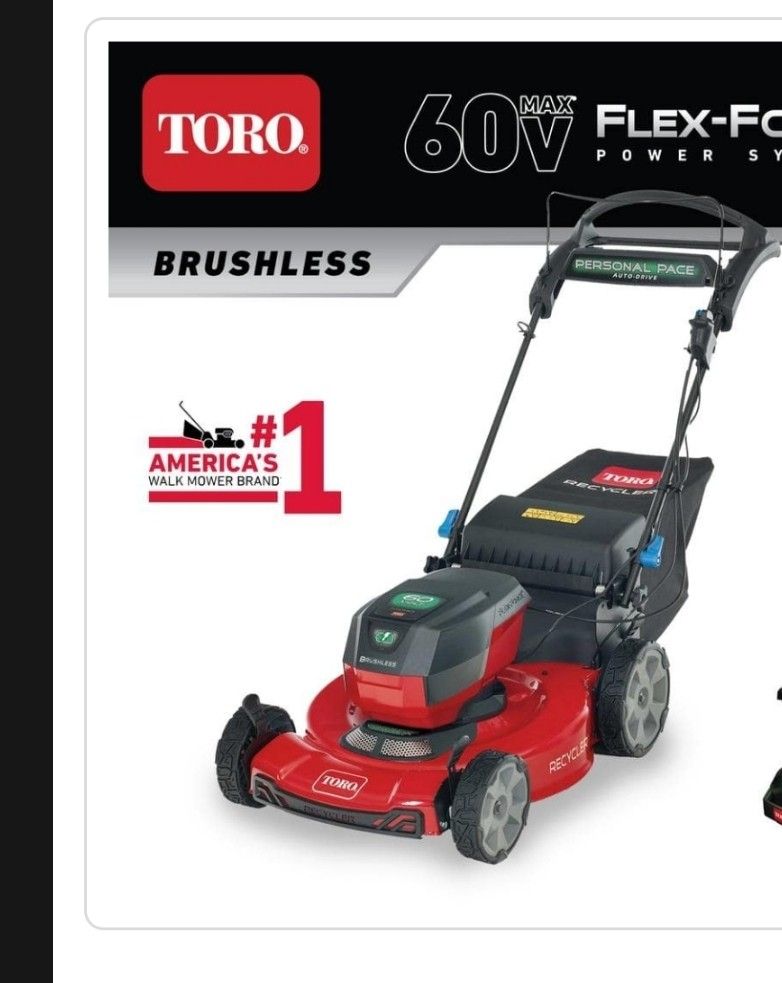 Toro recycler 60v. Read Description