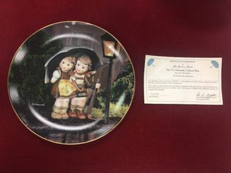 H.I Hummel “Stormy Weather” porcelain collectible plate