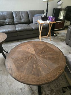 Wood coffe table set