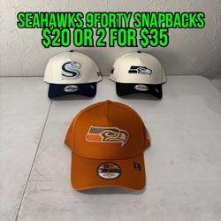 NFL New Er Seattle Seahawks 9forty A Frame SnapBack Hats Caps 