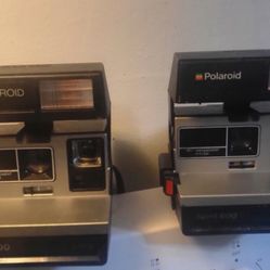 Vintage Polaroid Camera's 
