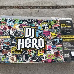Play station 3 Guitar Hero   DJ Game  Turntable kit 
