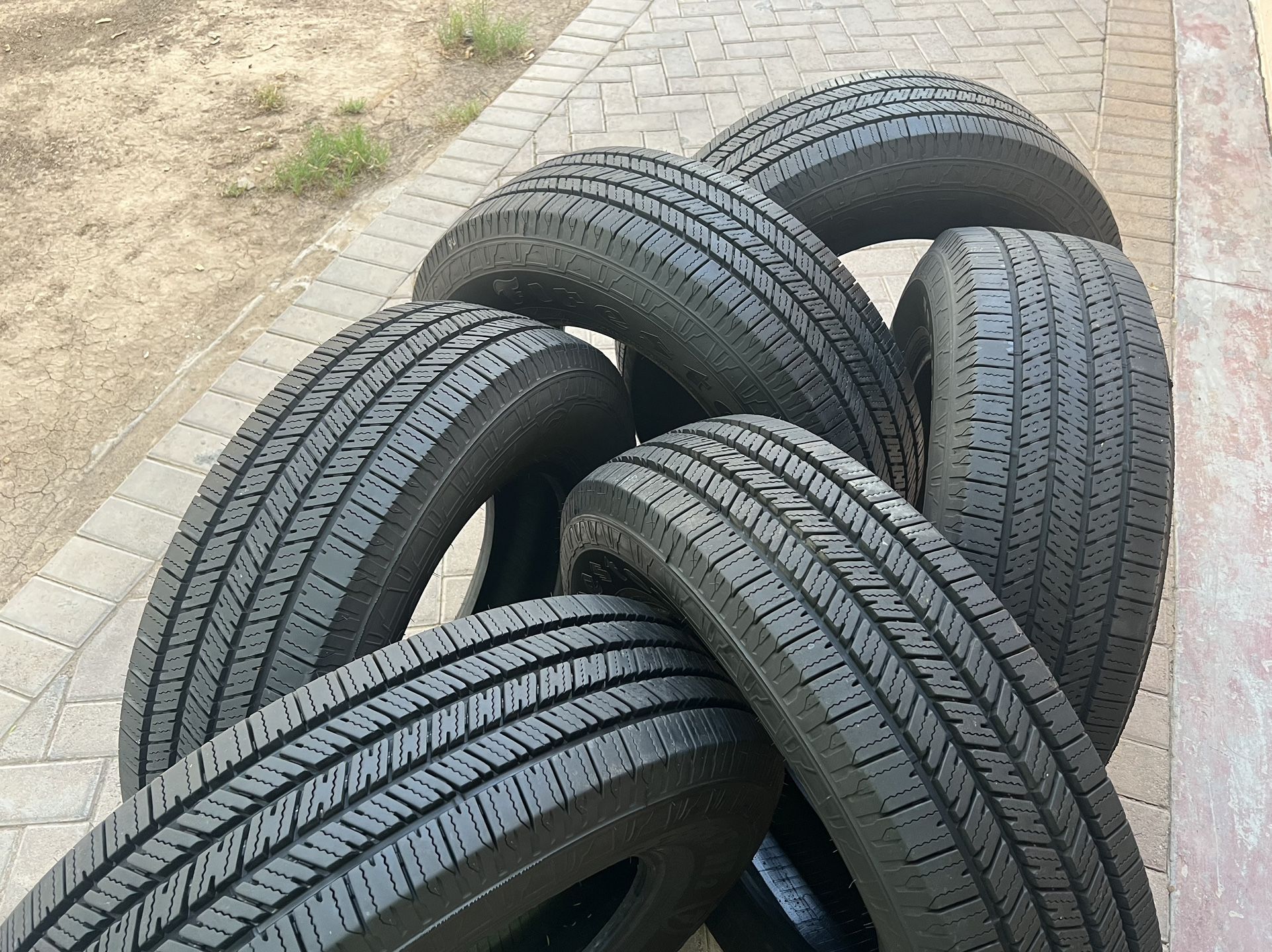 LT245/75/R17 (6) Tires Firestone Transforce