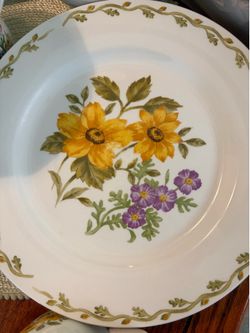 Vintage Floral dishes