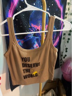 Tan Crop Top