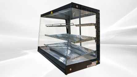NSF chip Warmer Countertop Display Cabinet ShowCase HW-205