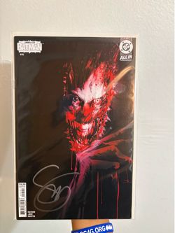 Absolute Batman 15 Signed Joker Variant