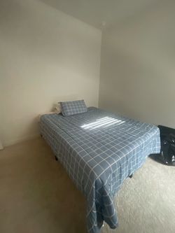 Queen bed with Frame