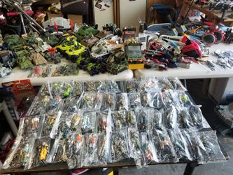 "TOY SALE" GI Joe's, Star Wars & many more (MOVING, SOLD HOUSE!!! All toys are in storage, will re-post once all is set-up again)