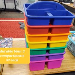 3 Compartment Organizer Container- 7 Available 