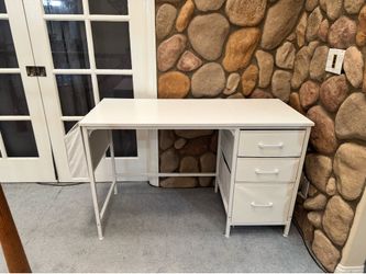 White desk
