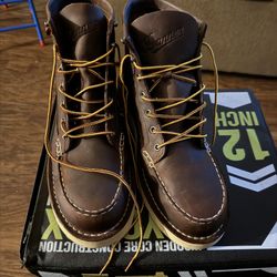 Danner Bull Run Moc 6” Size 10.5 ( Steel Toe Boots)