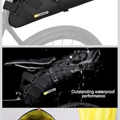 Rhinowalk Waterproof Bike Saddle Bag 13L - Under Seat Storage for Mountain Road Biking and Commuting Trips