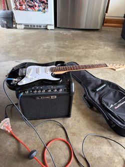 Guitar and amp