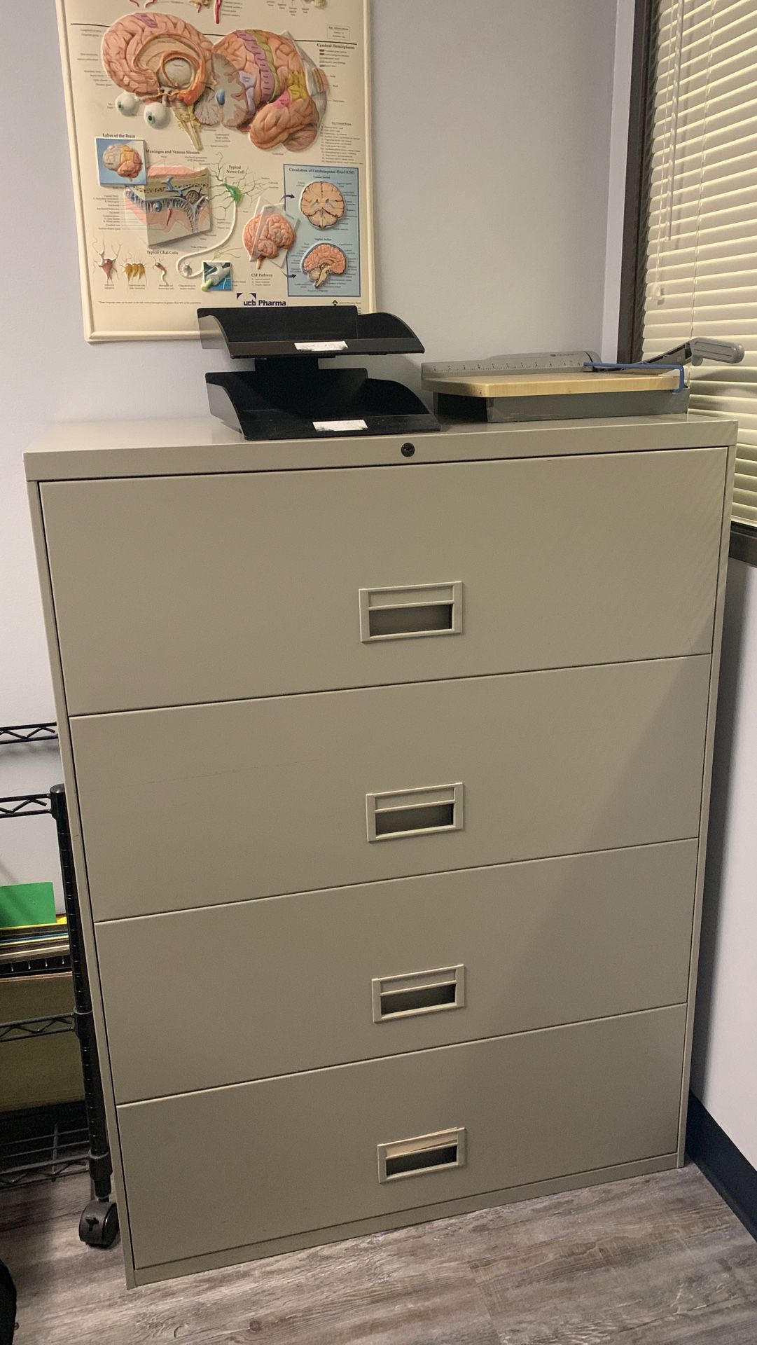 Four drawer Lateral file cabinet