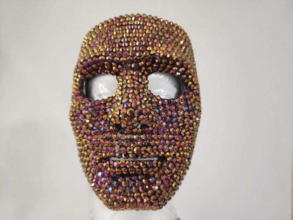 Adult Size Rhinestone Mask