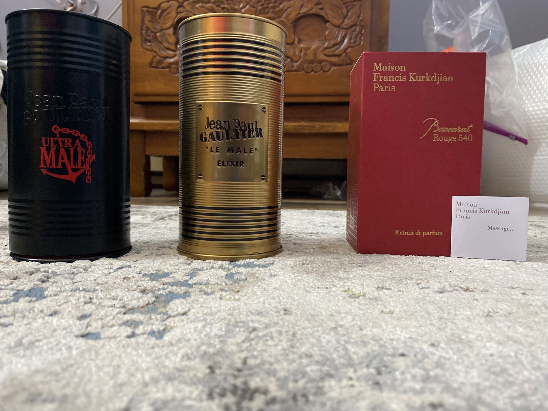 Three Different colognes 100 Each