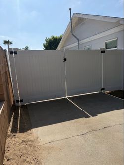 Vinyl fence and gates