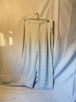 Wild Fable Women's Black/Grey Striped Dress Pants Size Large NWT