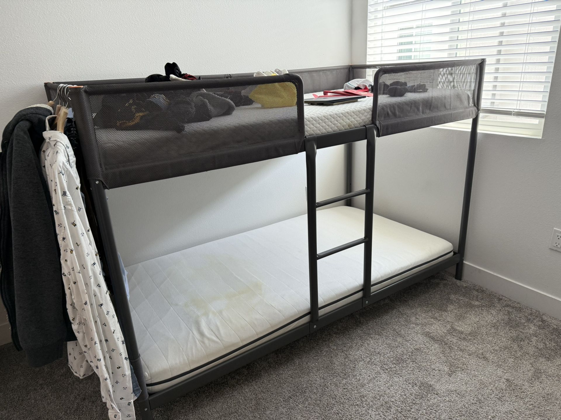 IKEA Bunk Bed & 2 Foam Mattresses