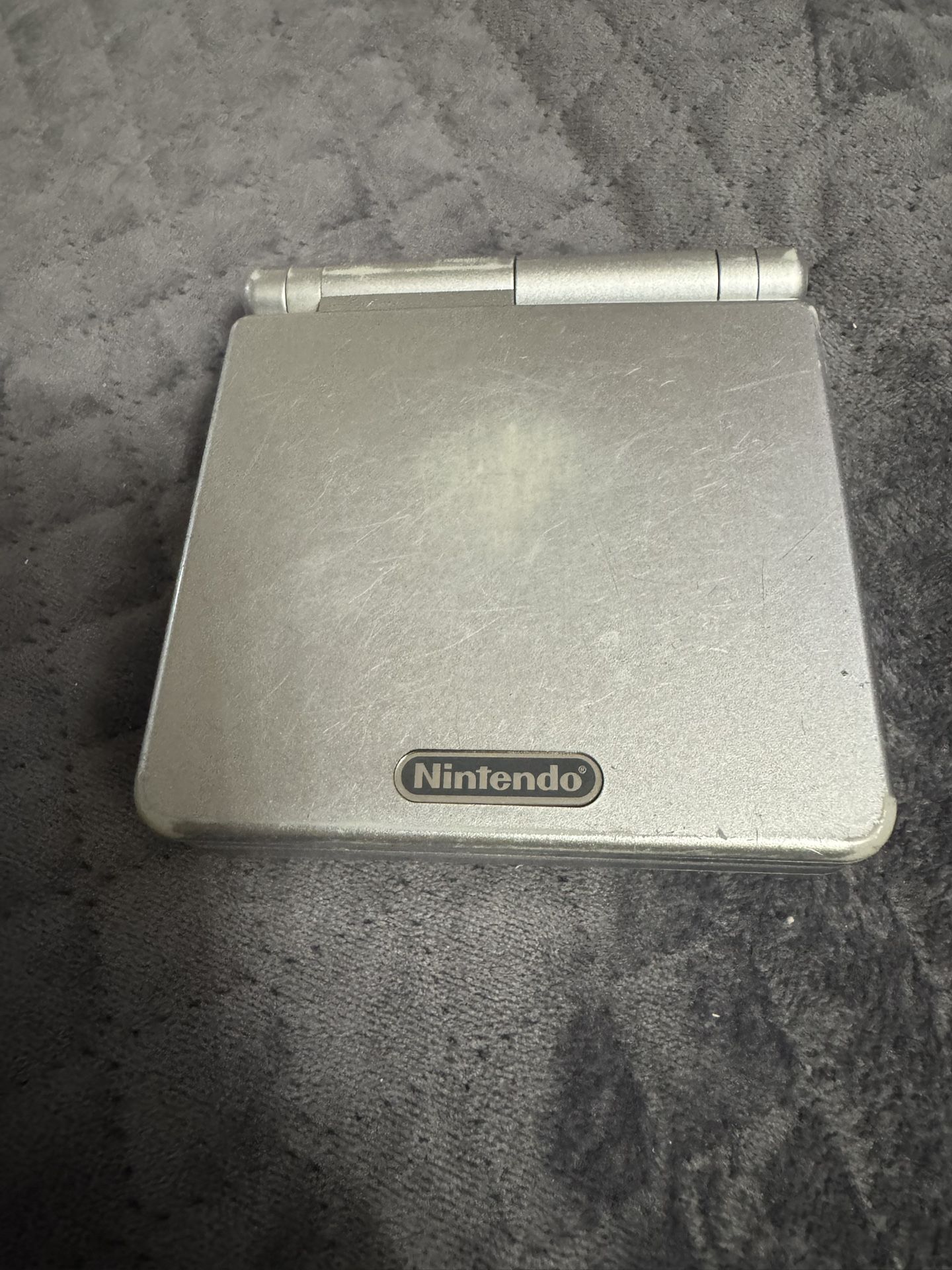 Nintendo Gameboy Advance Sp Platinum For Sale