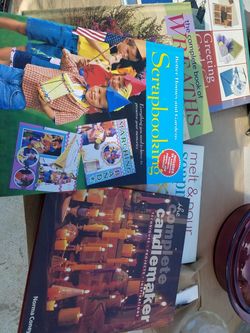 Scrapbooking, wreath making, candle making, greeting cards &soap making books