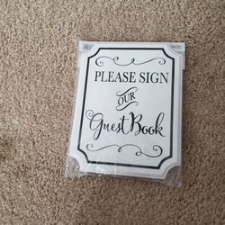 Guest Book Sign