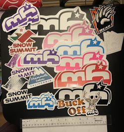 Mountain High, Mammoth, Big Bear, Snow Summit Stickers