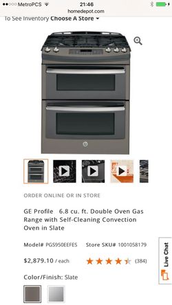 GE Profile Double Door Convection Oven