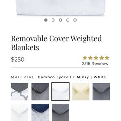 Weighted Luxome XL Blanket - New