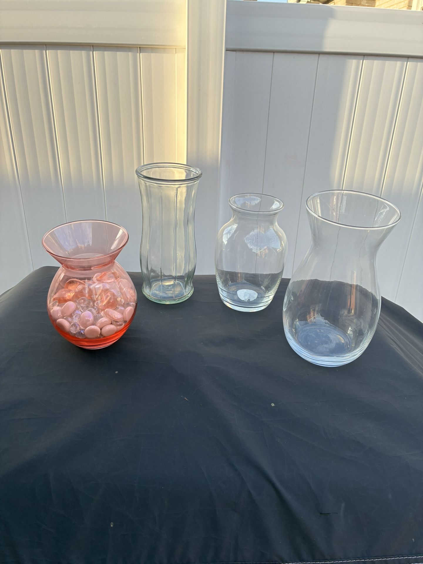 Assorted Glass Vases 