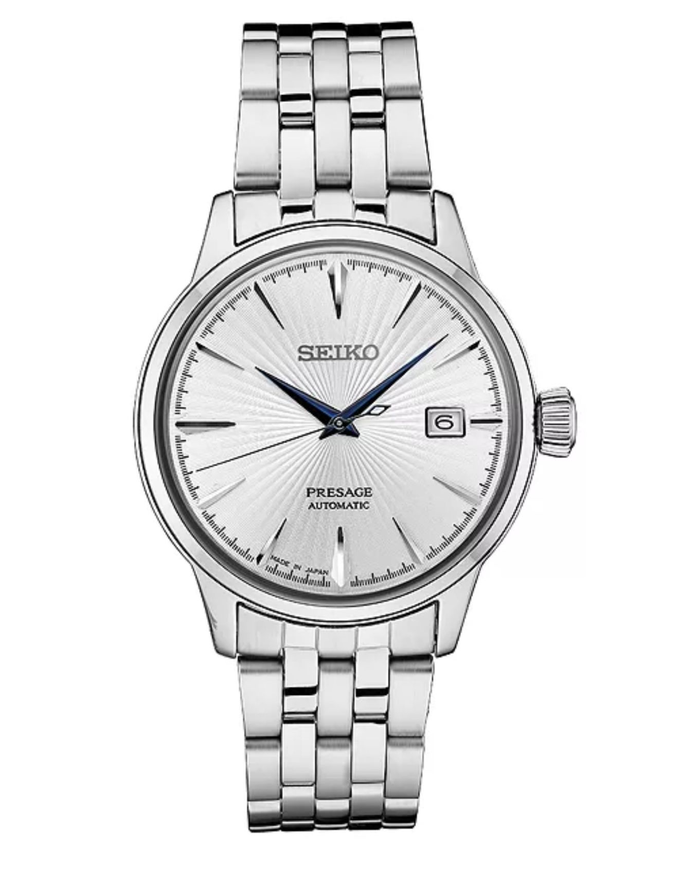 Seiko Men's Automatic Presage Stainless Steel Bracelet Watch