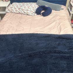 Cama Y Colchón Full Fe Tercio Pelo